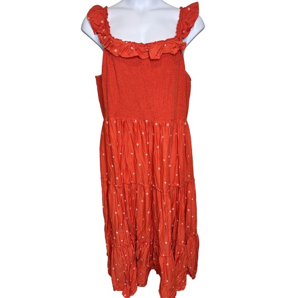 Old Navy Dresses & Skirts - Women's Red Ruffle Tiered Sundress